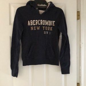 Navy Abercrombie kids hoodie